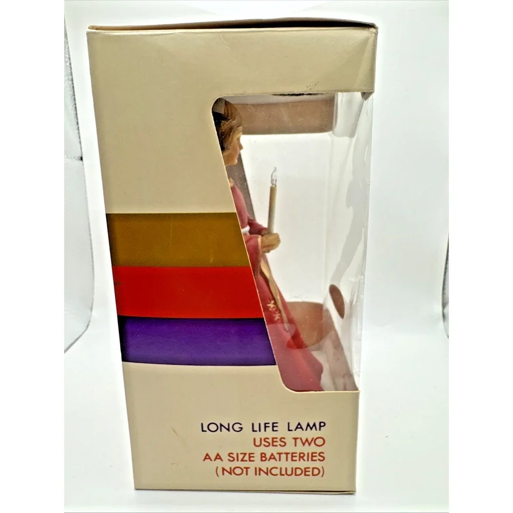 1960S Vintage Battery Operated Angel  Lite Woolco/Woolworths New In Box‎